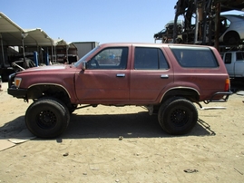 1990 TOYOTA 4RUNNER SR5 BURGUNDY 3.0L MT 4WD Z16314